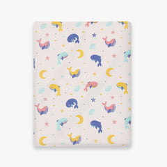 Baby Whale Star Muslin Cotton Swaddles(Pack of 2)