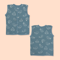 Muslin Jabla Button Type for Babies - Pack of 4