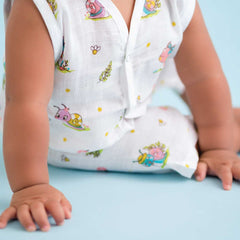 Snail Mail - Muslin Jabla and Shorts for Babies and Toddlers