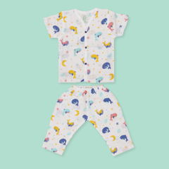 Whale Star - Muslin Sleep Suit for babies and kids (Unisex)
