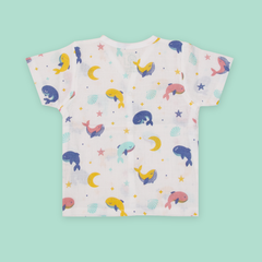 Whale Star - Muslin Sleep Suit for babies and kids (Unisex)