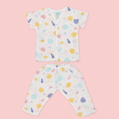 Sea Shell - Muslin Sleep Suit for babies and kids (Unisex)