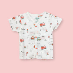 Traffic Town - Muslin Sleep Suit for babies and kids (Unisex)