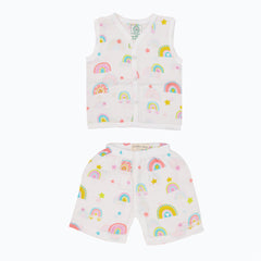 Unicorn Rainbow - Muslin Jabla and Shorts for Babies and Toddlers
