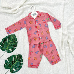 Alpha Dino - Muslin Full Sleeve Sleep Suit for babies and kids (Unisex)