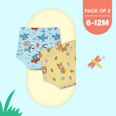 6-12 Months (Pack of 2)  - Ultra Undies - Baby Padded Underwear