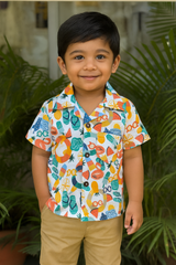 Whizzo TropiCool Cuban Collar Cotton Shirt – 6 Months to 6 Years