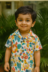 Whizzo TropiCool Cuban Collar Cotton Shirt – 6 Months to 6 Years