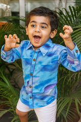 Whizzo Arctic Galaxy Cotton Full Sleeve Shirt – 6 Months to 6 Years