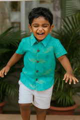 Whizzo Aqua Garden Cotton Shirt – 6 Months to 7 Years