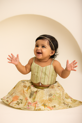 Lightweight Modal Silk Forest Tale Lehenga Choli Set for Girls (Age 1β6 Years) β Soft & Comfortable Ethnic Wear