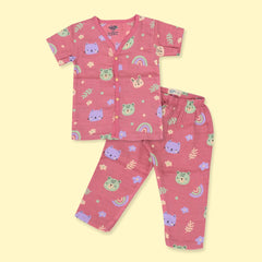 Dreamy Jungle (Pack of 2) - Muslin Sleep Suit for babies and kids (Unisex)