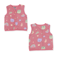 Jungle Jumble Muslin Jabla (Button) - Pack of 6