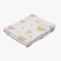 Newborn Snail Mail Muslin Cotton Swaddles(Pack of 2)