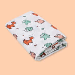 Woodlanders - Muslin Cotton Swaddles(Pack of 2)