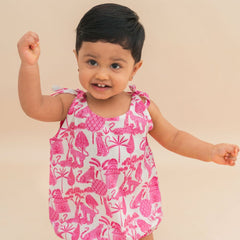 Urban Wild - Mulmul Cotton Knot Type Romper