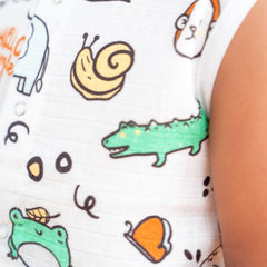 Lil Zoo Box - Muslin Jabla and Shorts for Babies and Toddlers - Pack of 3