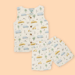Tiny Wheel - Muslin Jabla and Shorts for Babies and Toddlers