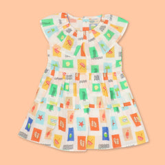Stampscape - Mulmul Cotton Frill Frock