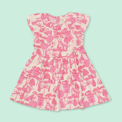 Urban Wild - Mulmul Cotton Frill Frock