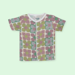 Flora Pixels - Muslin Sleep Suit for babies and kids (Unisex)