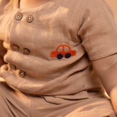 Cinnamon Wheels - Muslin Co-ord Set