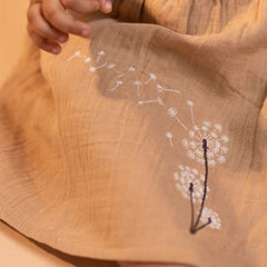 Cinnamon - Muslin Dandelions Frill Frock