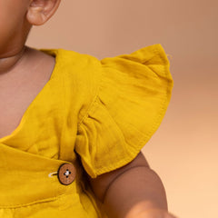Honey - Muslin Dandelions Frill Frock