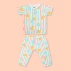 Seaside Punch - Muslin Sleep Suit for babies and kids (Unisex) - Pack of 2