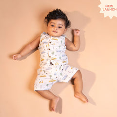Tiny Wheel - Muslin Jabla and Shorts for Babies and Toddlers