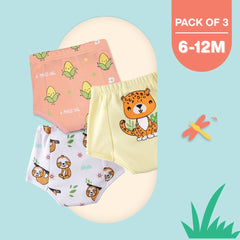 6-12 Months (Pack of 3)  - Ultra Undies - Baby Padded Underwear