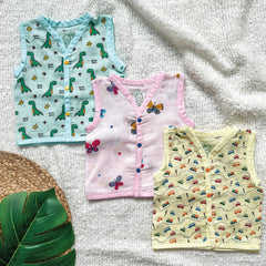 Muslin Jabla Button Colour Edition - Combo Packs