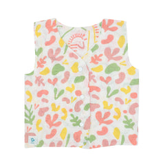 Rainbow Touch - Reversible Muslin Jabla (Pack of 1)