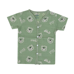 Fuzzy Bear - Muslin Sleep Suit for babies and kids (Unisex)