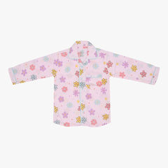 Flower Puff - Muslin Full Sleeve Sleep Suit for babies and kids (Unisex)