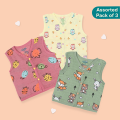 Muslin Jabla Button Colour Edition - Combo Packs