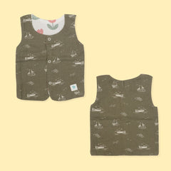 Side A Side B - Reversible Muslin Jabla (Pack of 2)