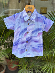 Whizzo Lavender Sky Cotton Shirt – 6 Months to 6 Years