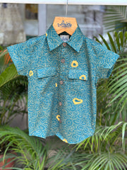 Whizzo Tropical Avocado Cotton Shirt – 6 Months to 7 Years