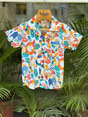 Whizzo TropiCool Cuban Collar Cotton Shirt – 6 Months to 6 Years