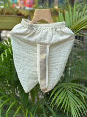 Boys Ivory gold Silk Metallic Tissue Kurta with Matching Dhoti – Premium Ethnic Wear for Baby Boys (Newborn – 2 Years)