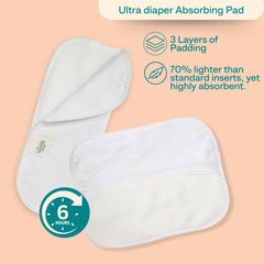 Don’t Stop the Potty Ultra Diaper 2.0 with Insert - Upto 6 hrs (Pack of 5)