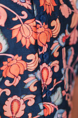 Boys party wear shirt/Floral printed motif