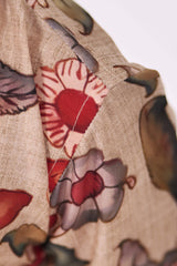 "Boys Printed Partywear Shirt in Soft Mul Mul Fabric - Timeless Ivory Hue"