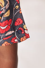 "Pure Mul Cotton Fabric Hand Block Printed Boys Shirt in Green - Fresh, Elegant & Artisan Crafted"