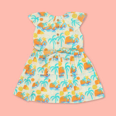 Lil Paradise - Mulmul Cotton Frill Frock