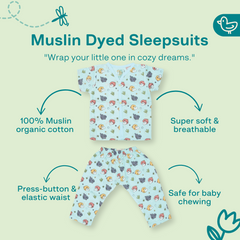Dollyfin - Muslin Sleep Suit for babies and kids (Unisex)