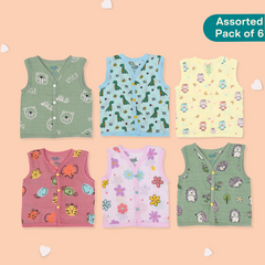 Muslin Jabla Button Colour Edition - Combo Packs