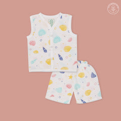 Sea Shell - Muslin Jabla and Shorts for Babies and Toddlers