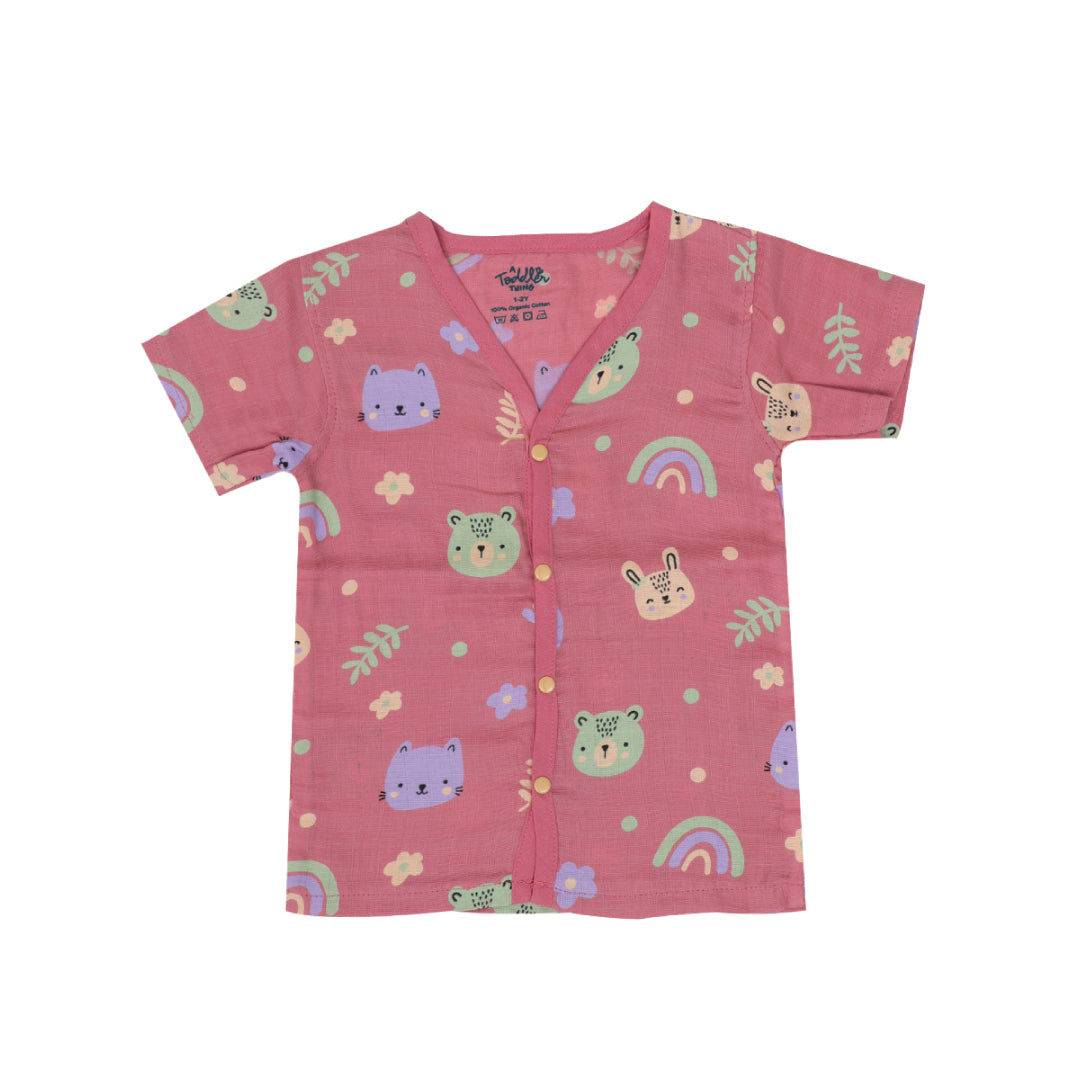 Muslin Colour Sleep Suits for babies and kids (Unisex)